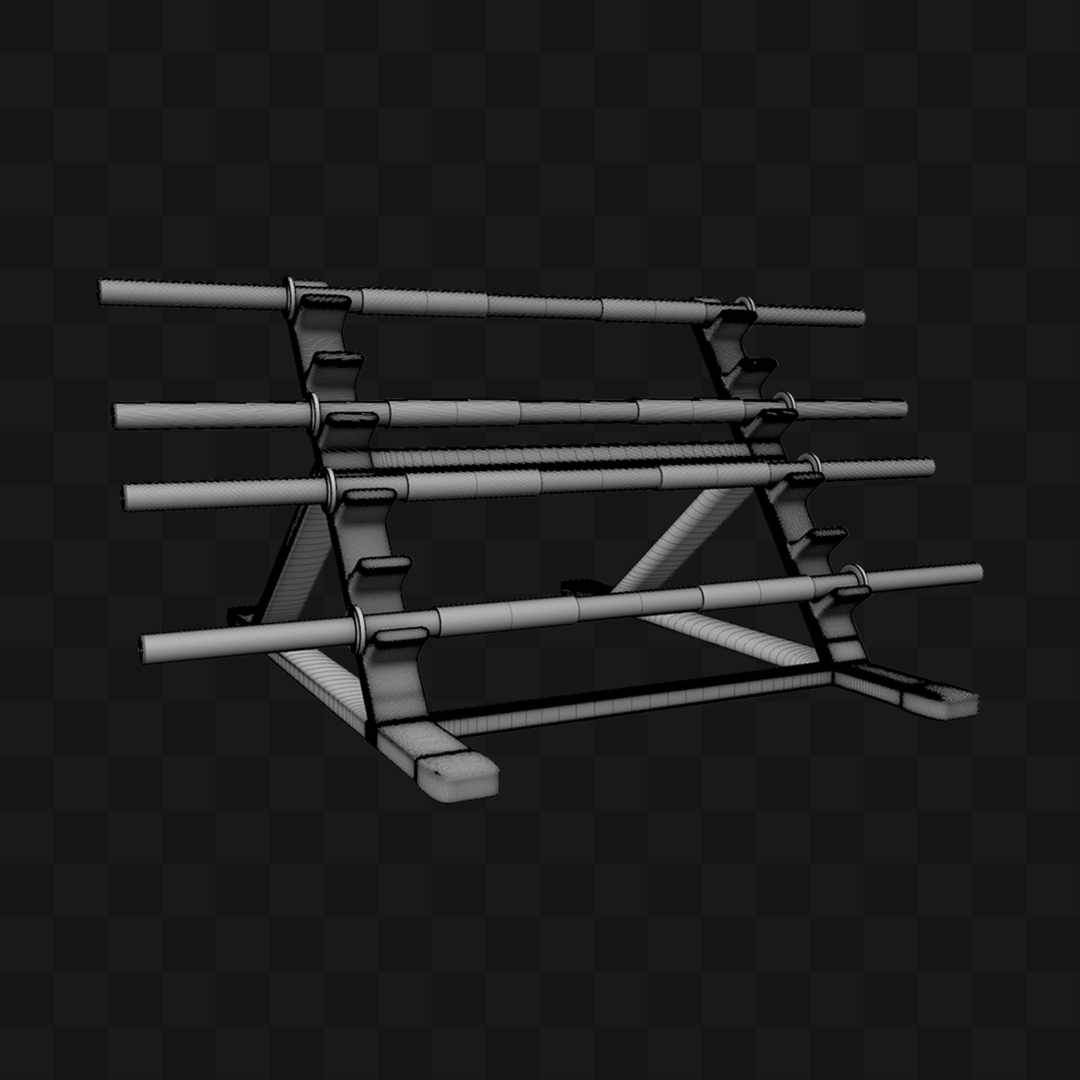 Aparador de Hastes - Modelo 3D