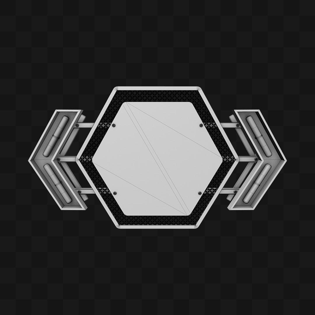 Painel Neon - Modelo 3D