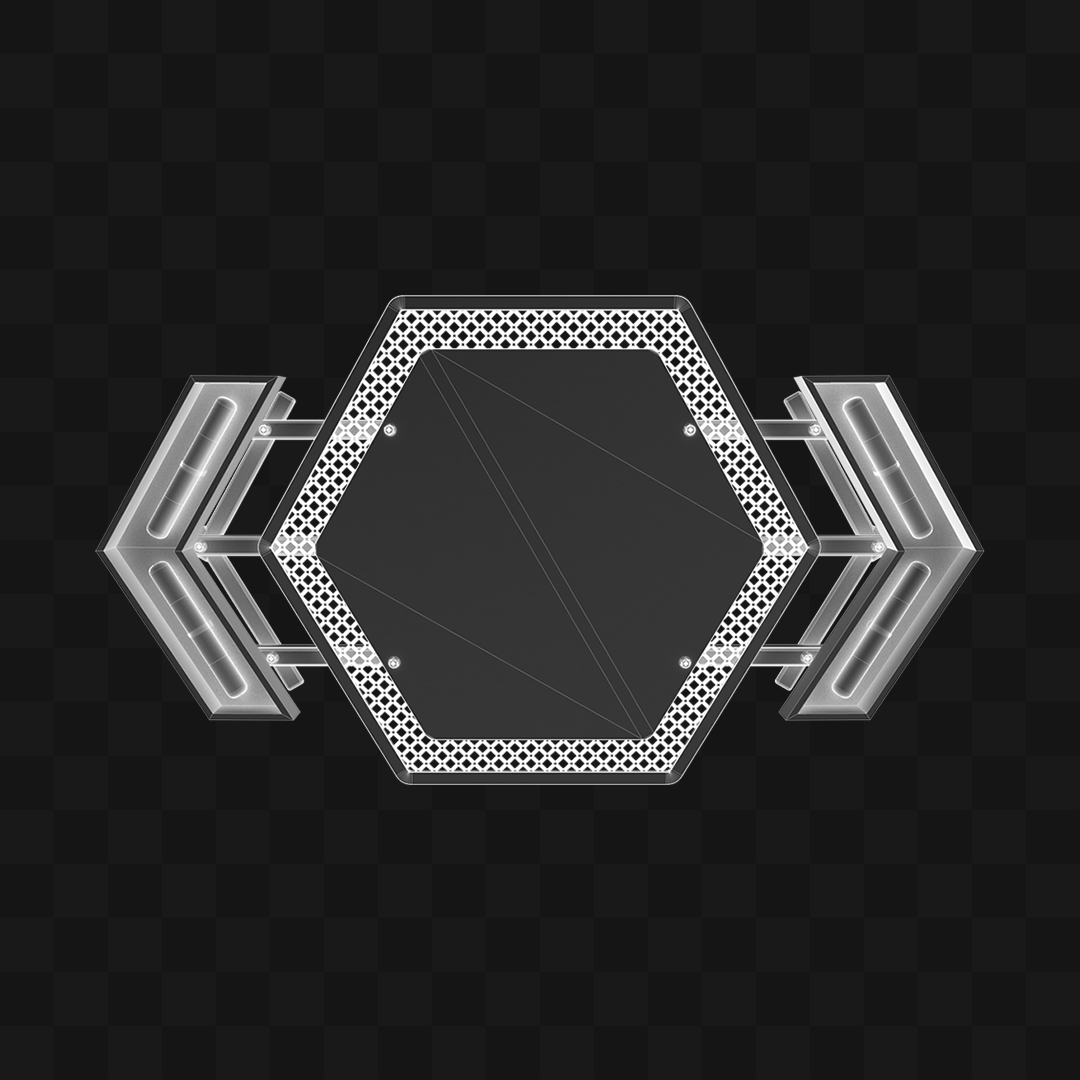 Painel Neon - Modelo 3D