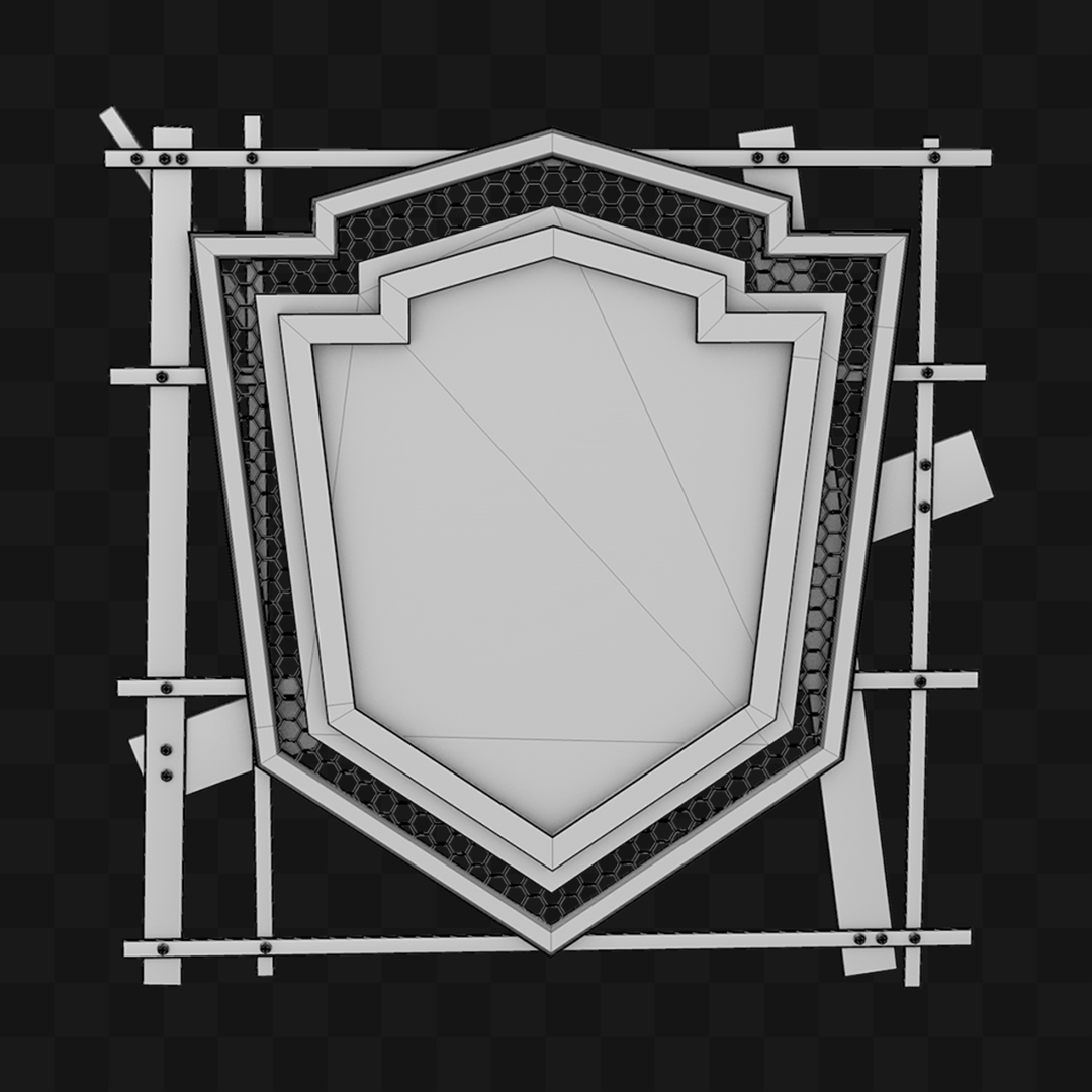 Painel Perfurado - Modelo 3D