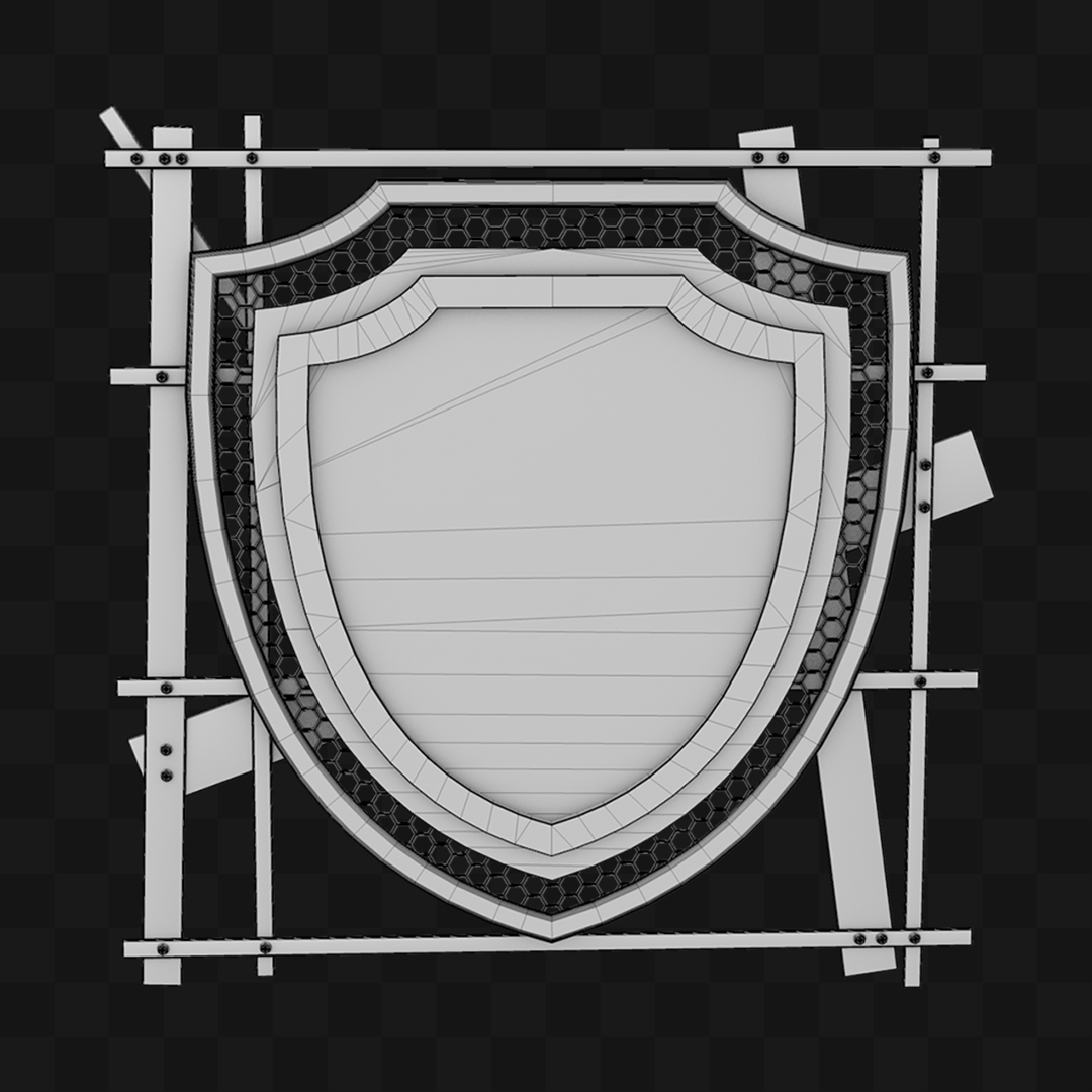 Painel Perfurado - Modelo 3D