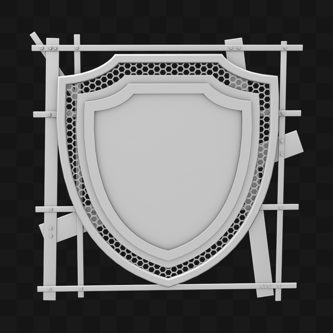 Painel Perfurado - Modelo 3D