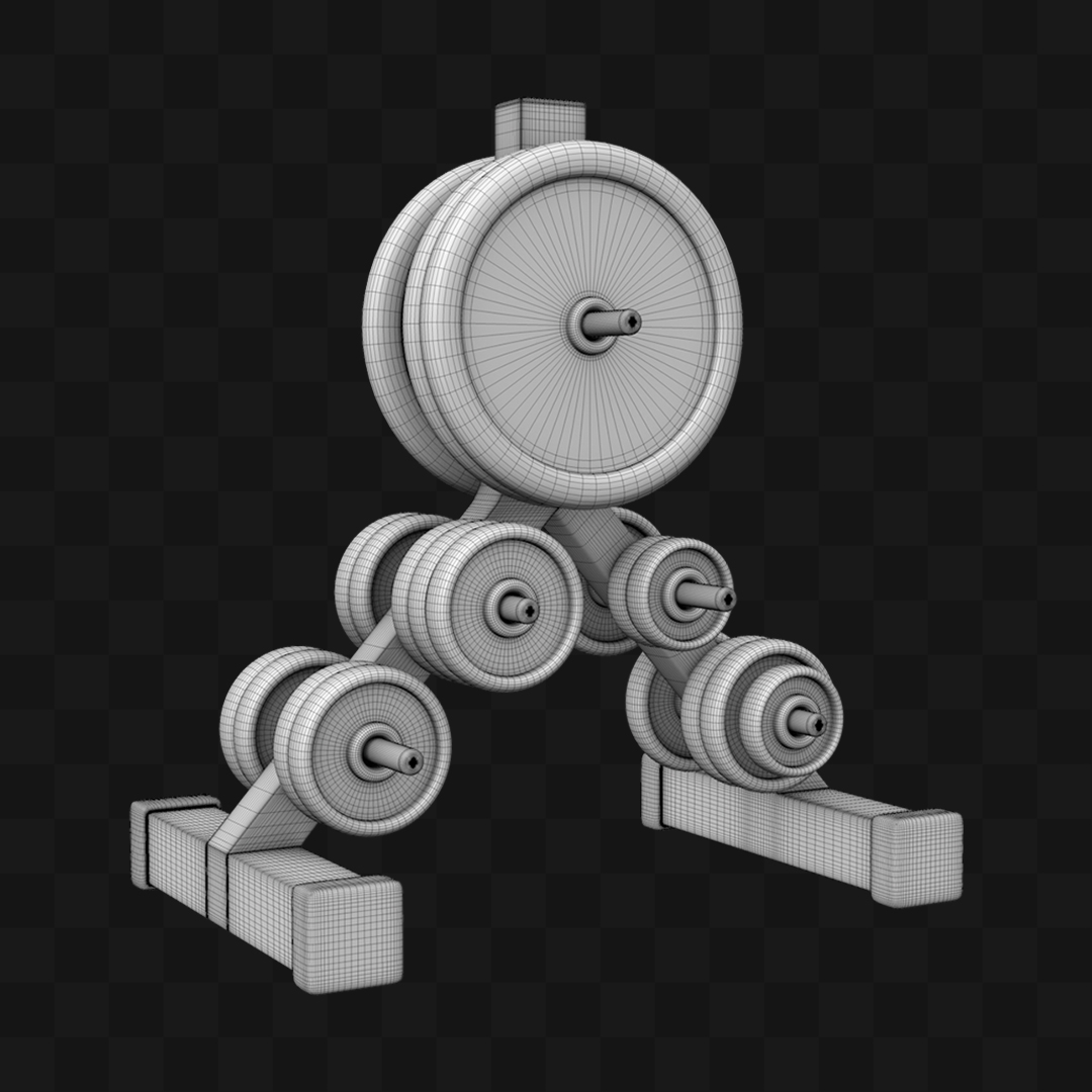 Porta Pesos - Modelo 3D