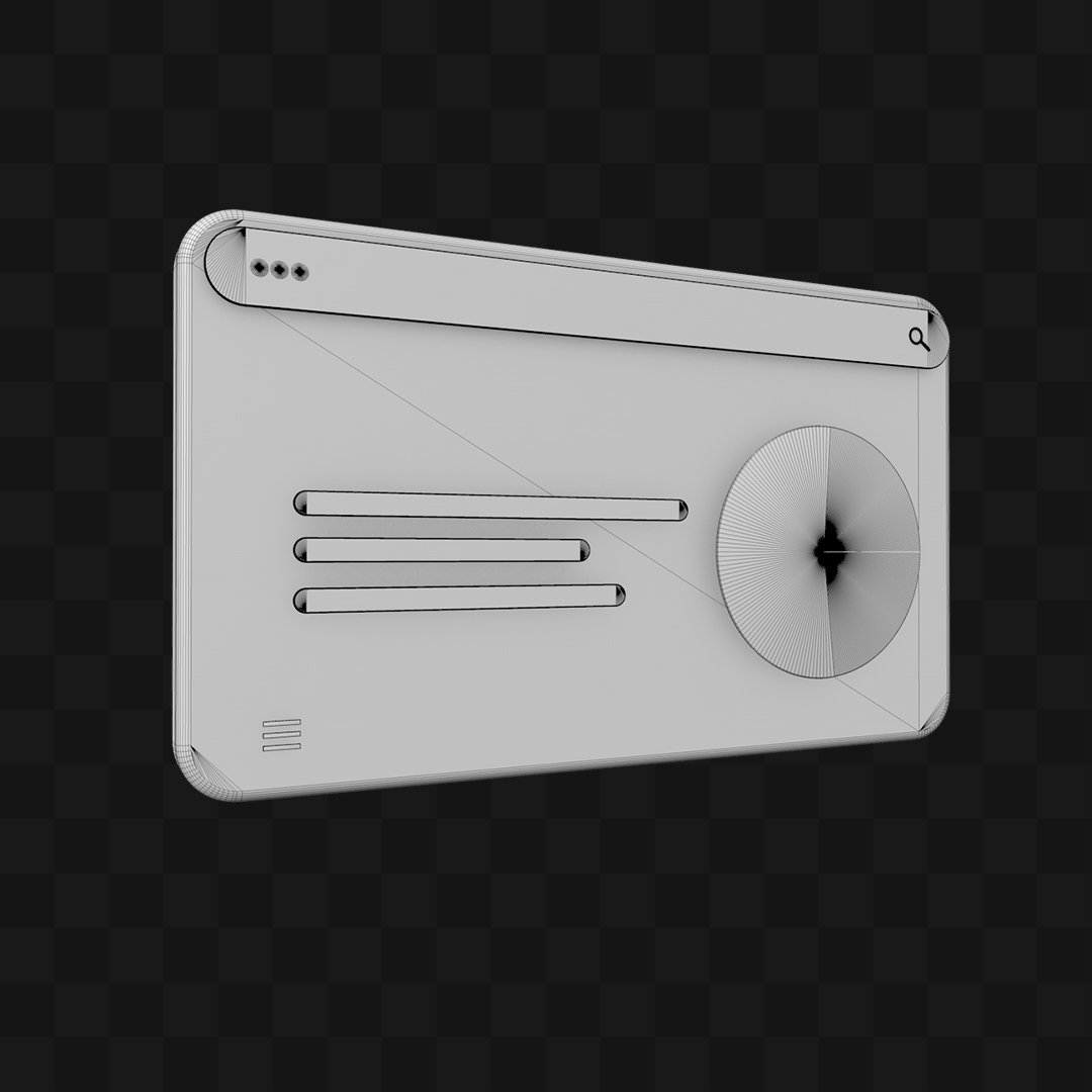 Tablet Infográfico - Modelo 3D