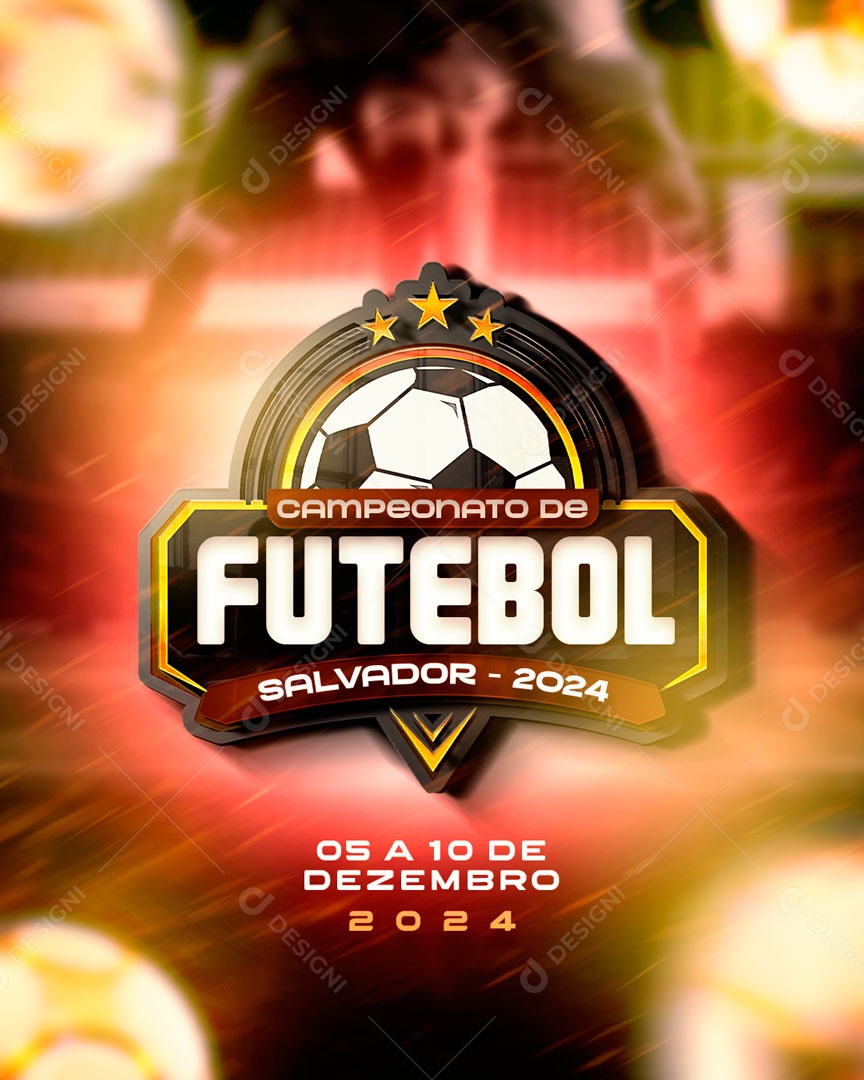 Feed Campeonato De Futebol Social Media PSD Editável