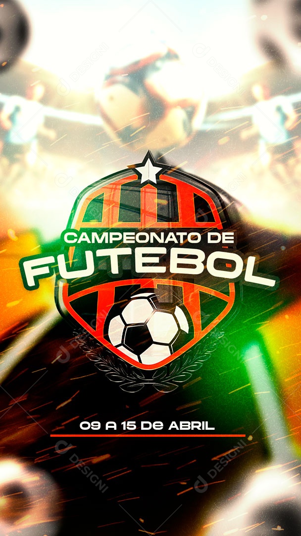 Story Campeonato De Futebol Social Media PSD Editável