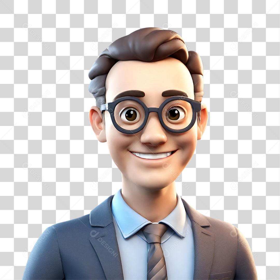 Homem de Terno PNG Transparente