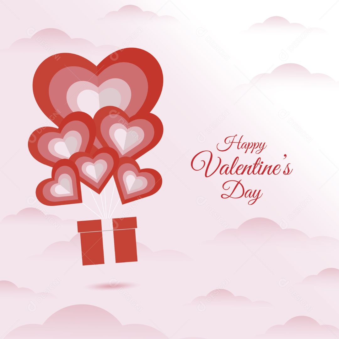 Background do Dia dos Namorados Vetor EPS