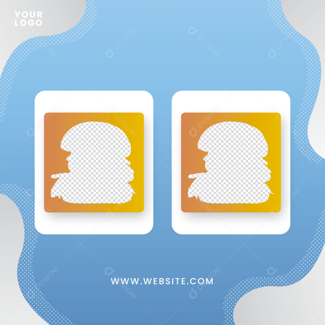 Modelo de Página de Site Ilustração Vetor EPS Editável