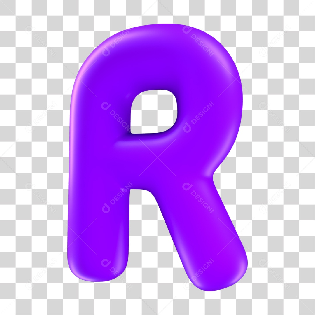 Alfabeto Letra R PNG Transparente