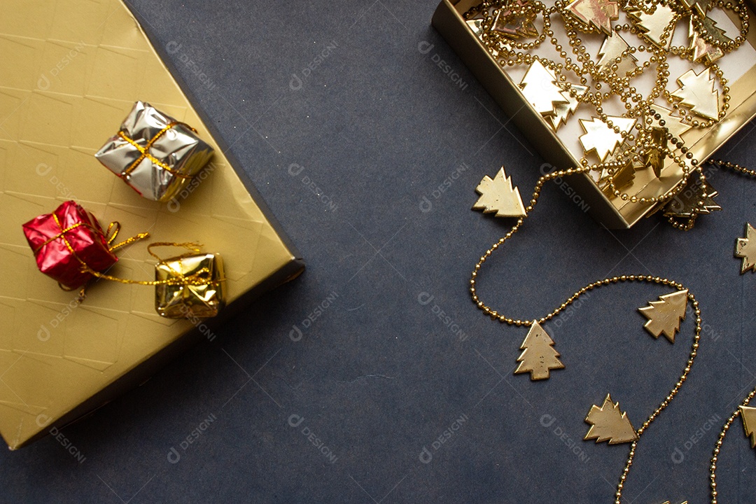 Minis caixas de presentes com decoração