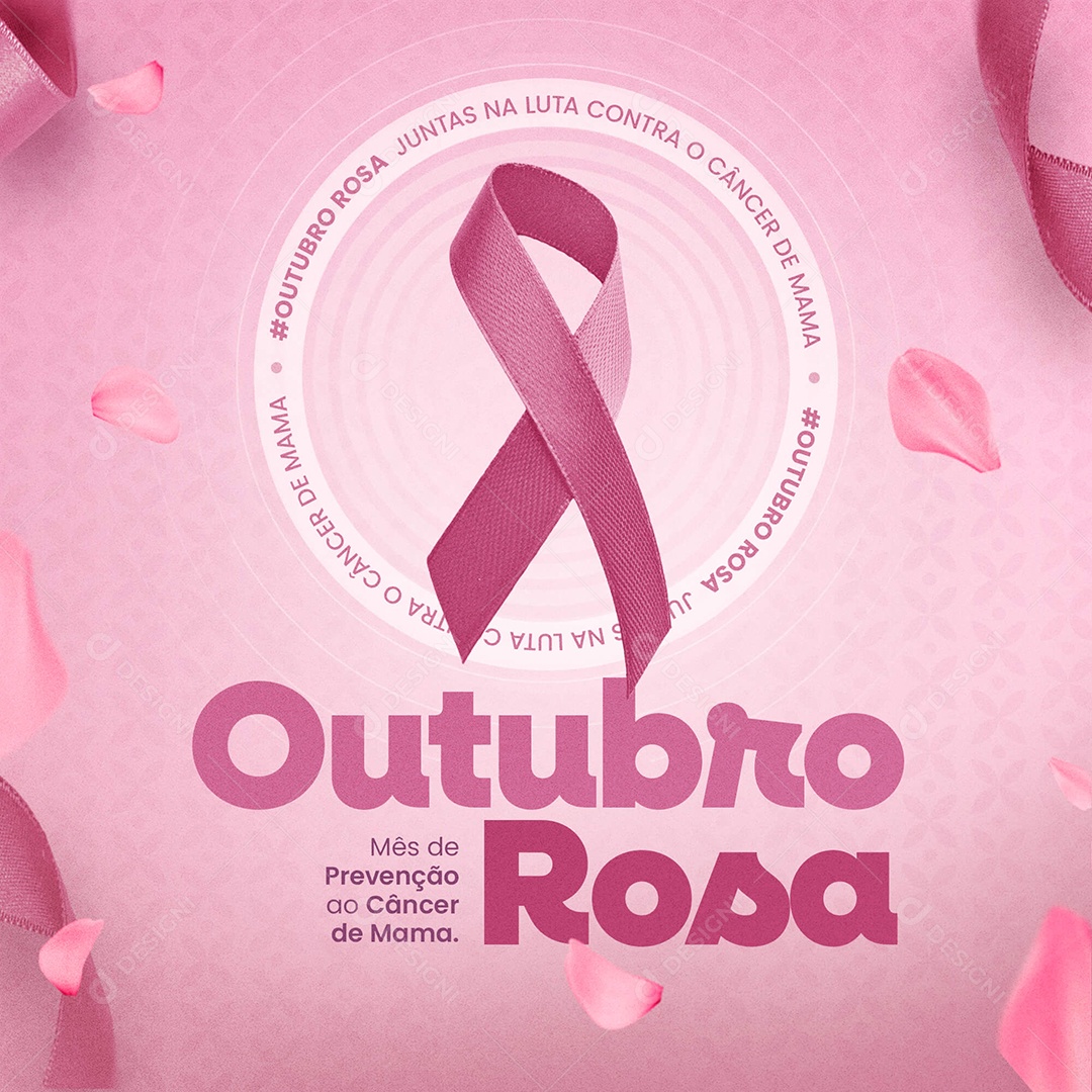Social Media Mês De Prevenção Ao Câncer De Mama Outubro Rosa PSD Editável
