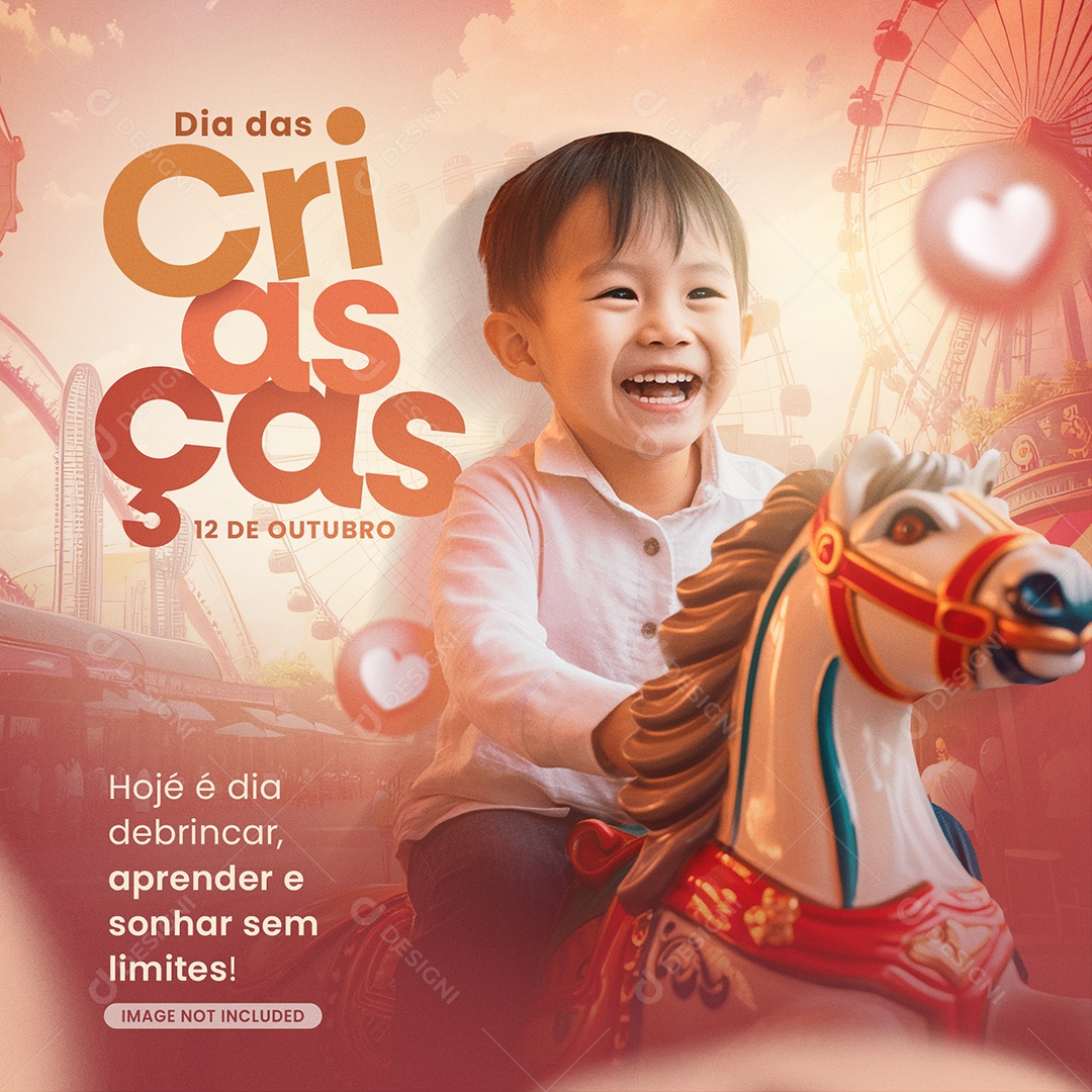 Social Media Dia Das Crianças 12 De Outubro PSD Editável