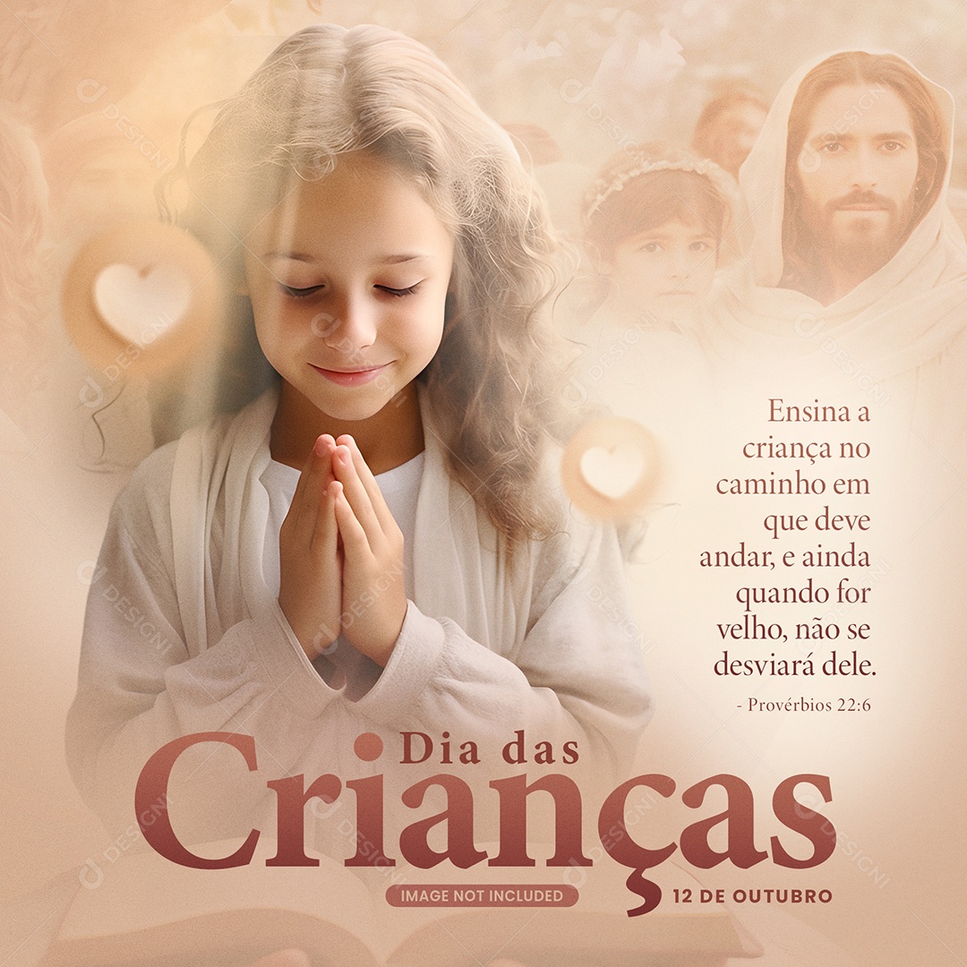 Caminhp em Que Deve Andar Feliz Dia Das Crianças Social Media PSD Editável