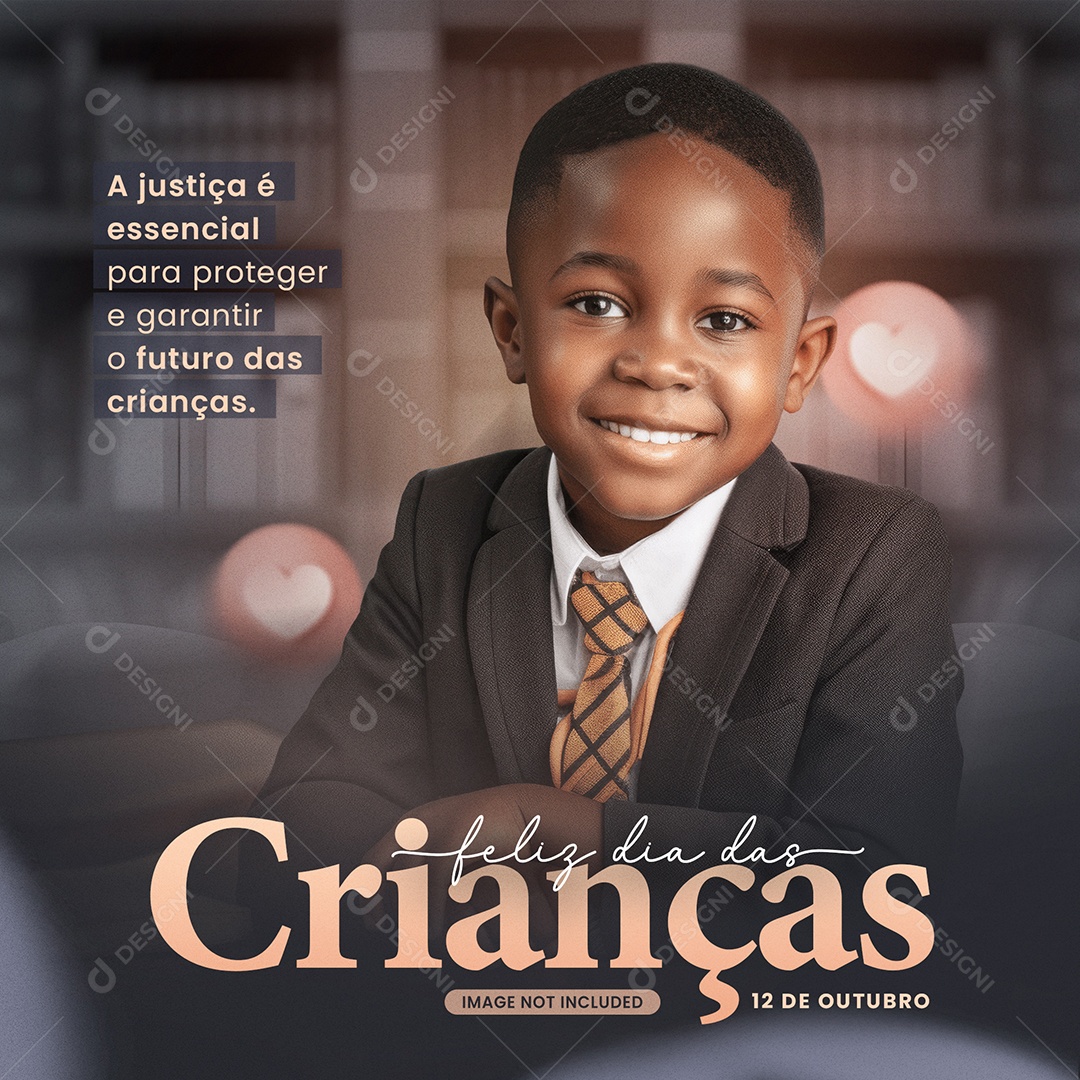 O Futuro Das Crianças 12 De Outubro Feliz Dia Das Crianças Social Media PSD Editável