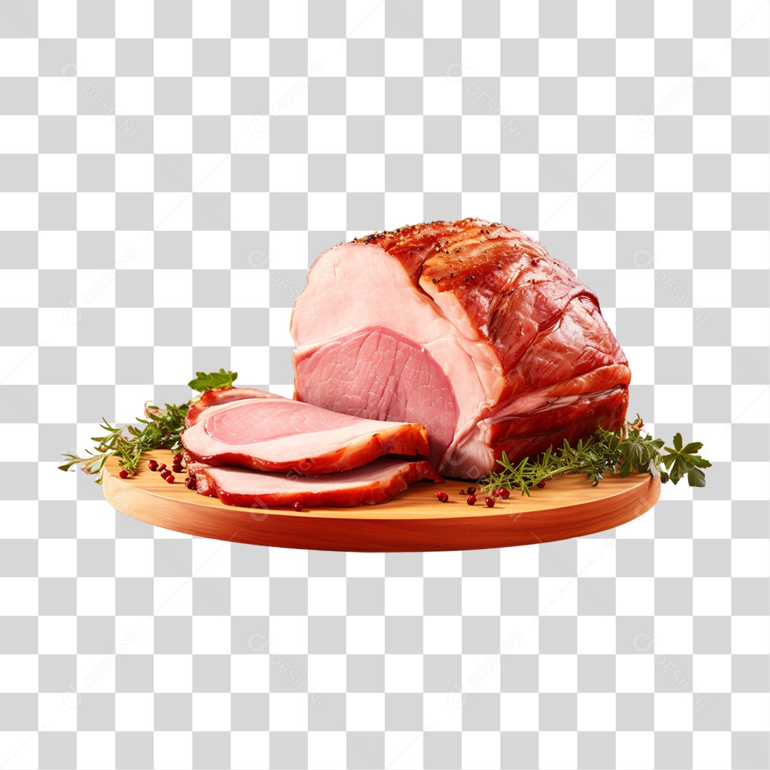 Carne Suína Assada PNG Transparente