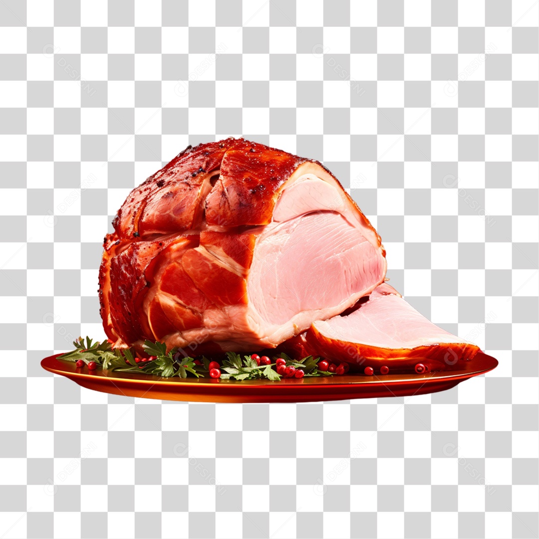 Carne Suína Assada PNG Transparente