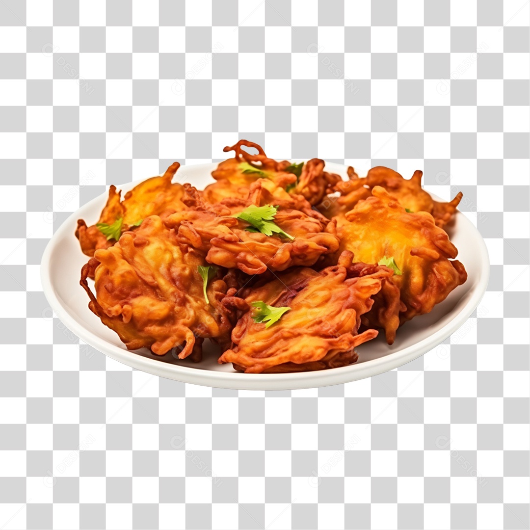 Frango Frito com Molho PNG Transparente
