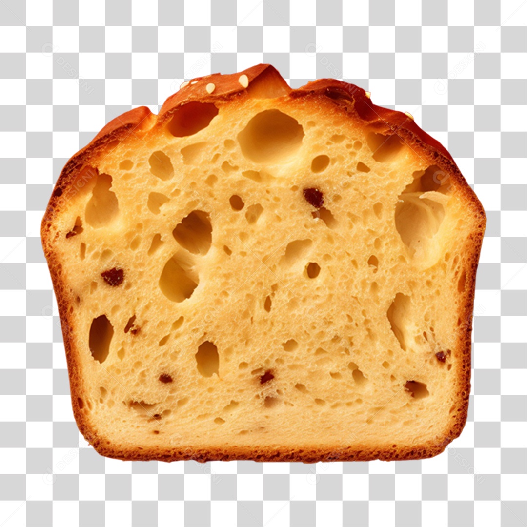 Panettone Para Comemoração de Natal PNG Transparente