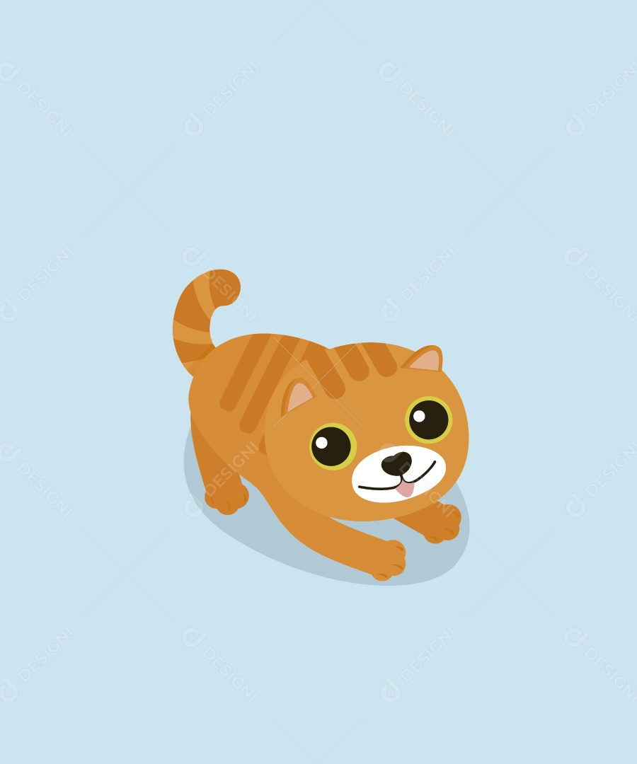 Gatinho Ilustração Vetor EPS
