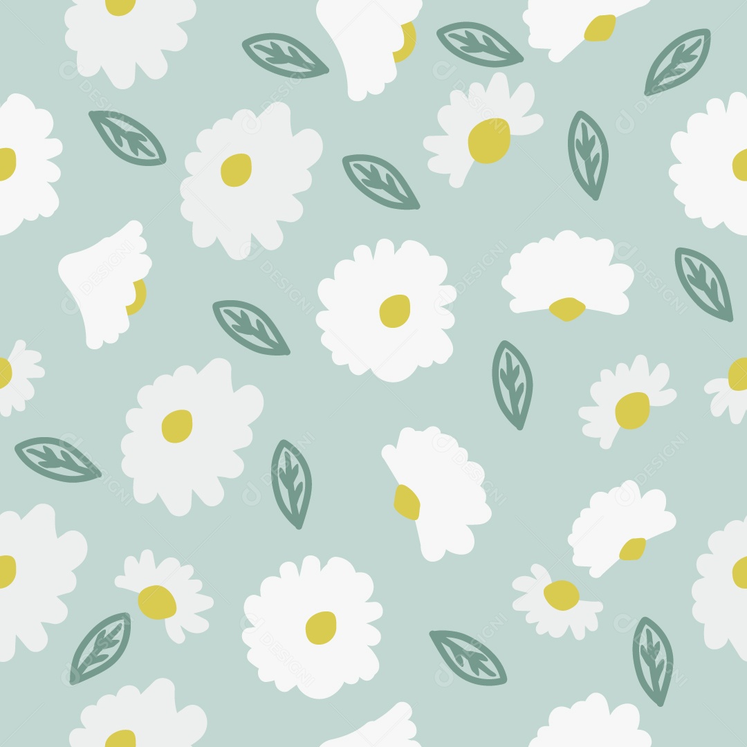 Background Abstrato Flores Ilustração Vetor EPS