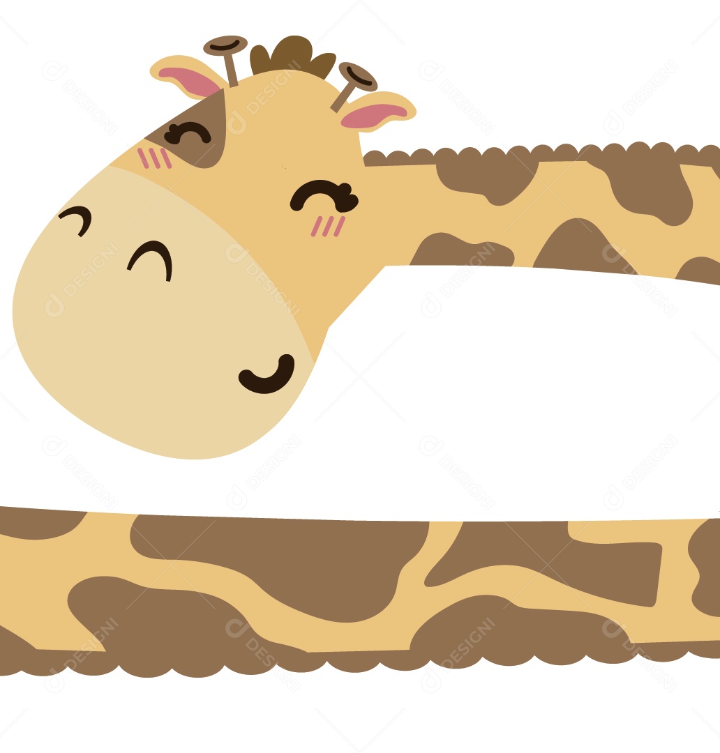 Girafa Ilustração Vetor EPS