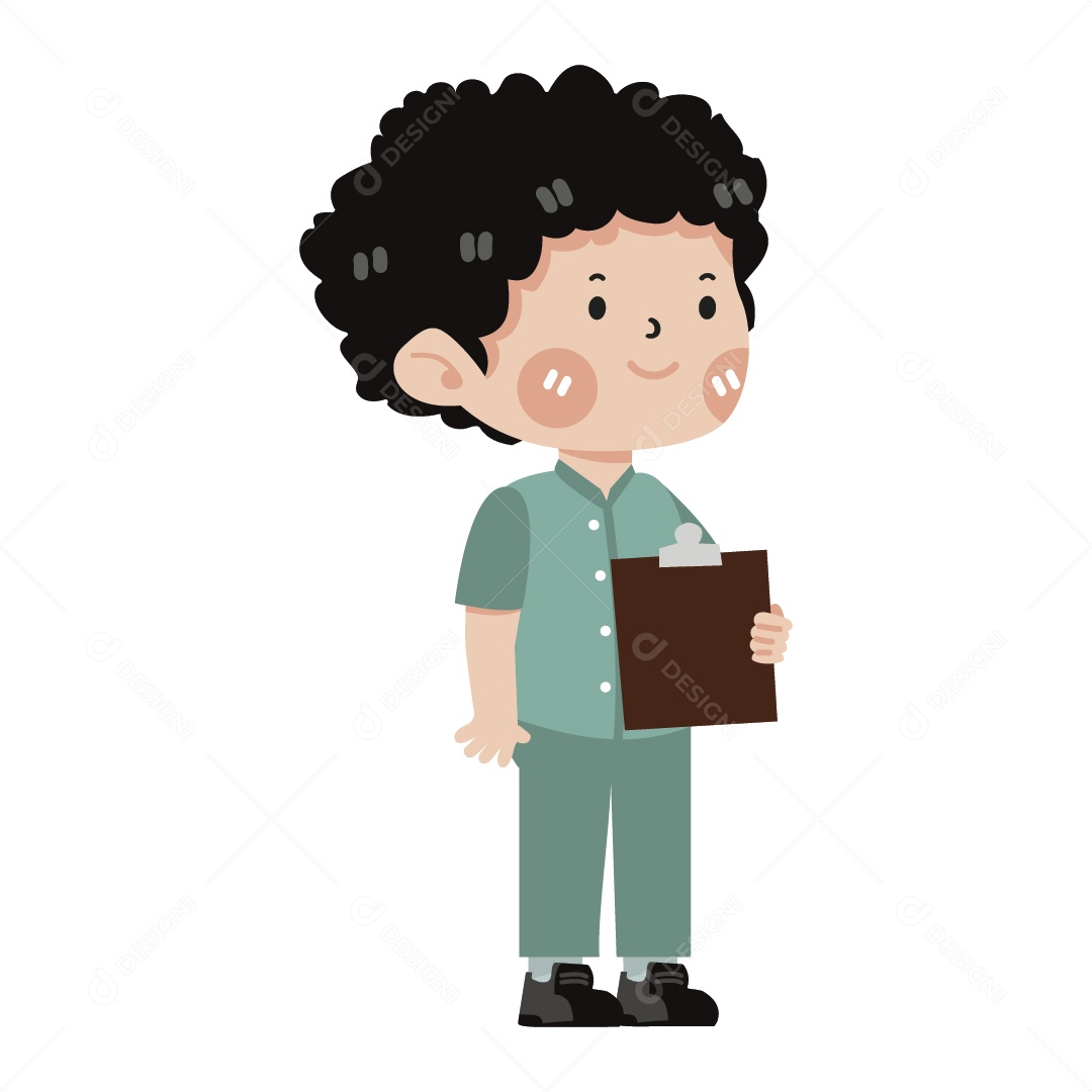 Enfermeira Perosngem Ilustração Vetor EPS