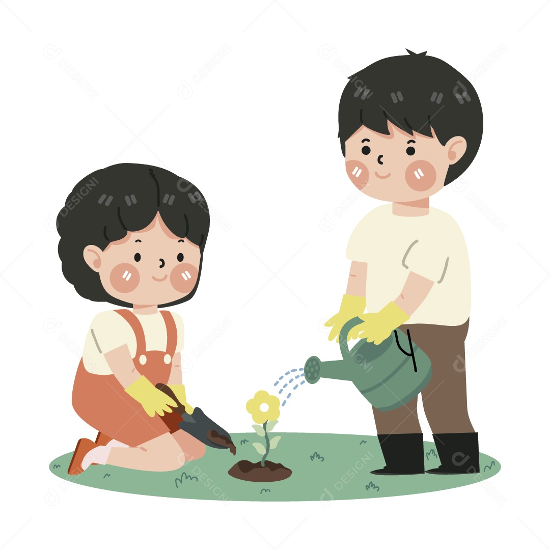 Jardineiros Ilustração Vetor EPS