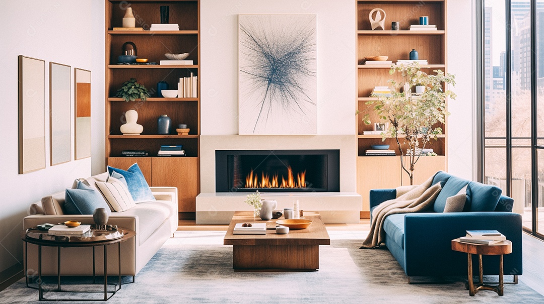 Sala de estar moderna