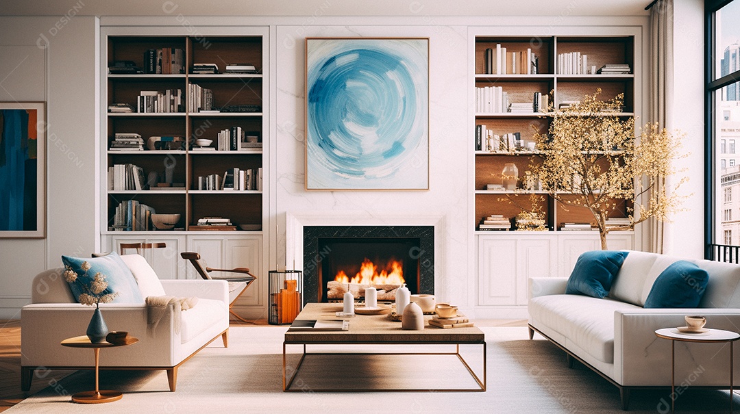 Sala de estar moderna