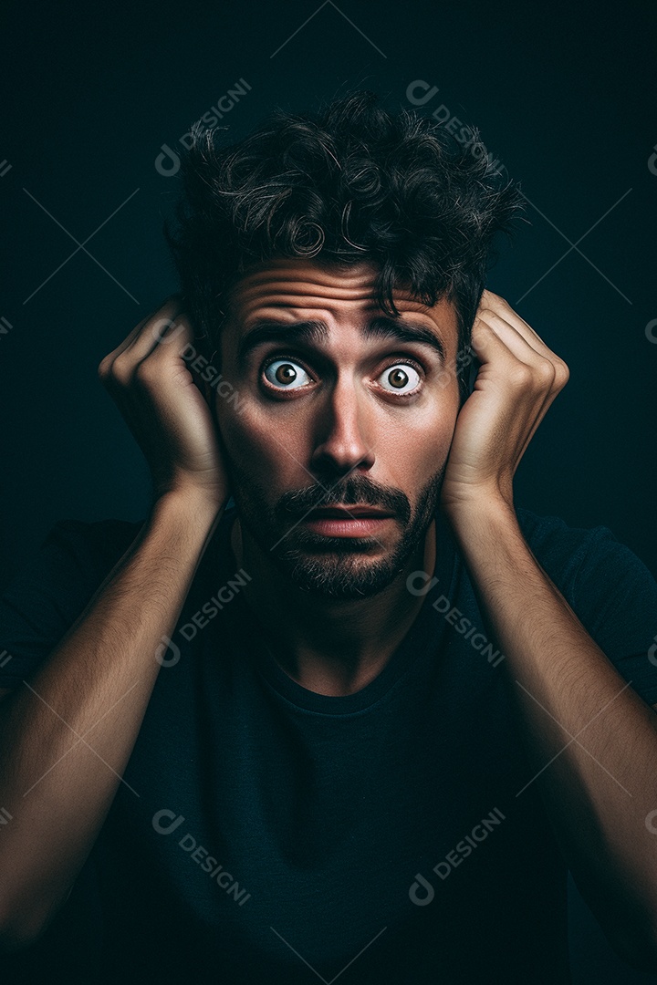 Homem em combinação maluca