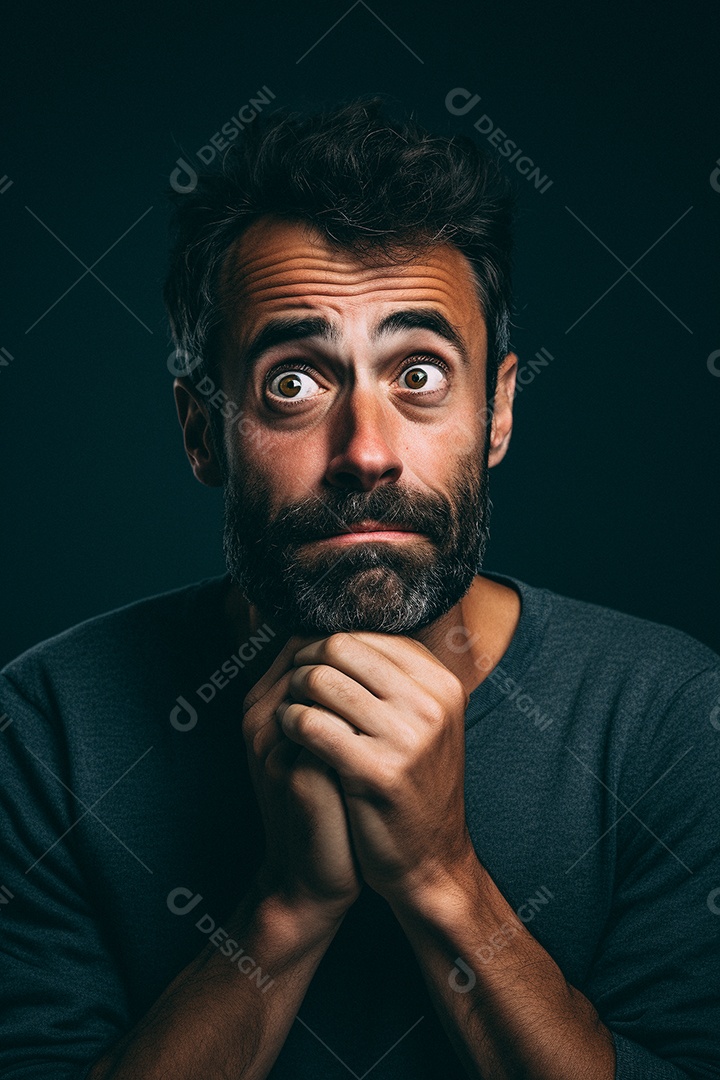 Homem em combinação maluca