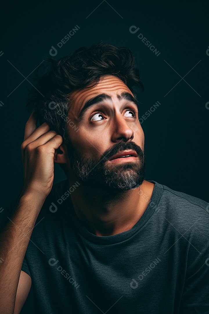 Homem em combinação maluca