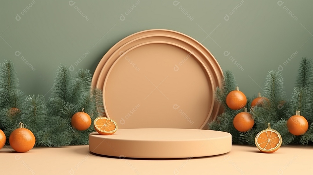 Exibição de pódio 3D