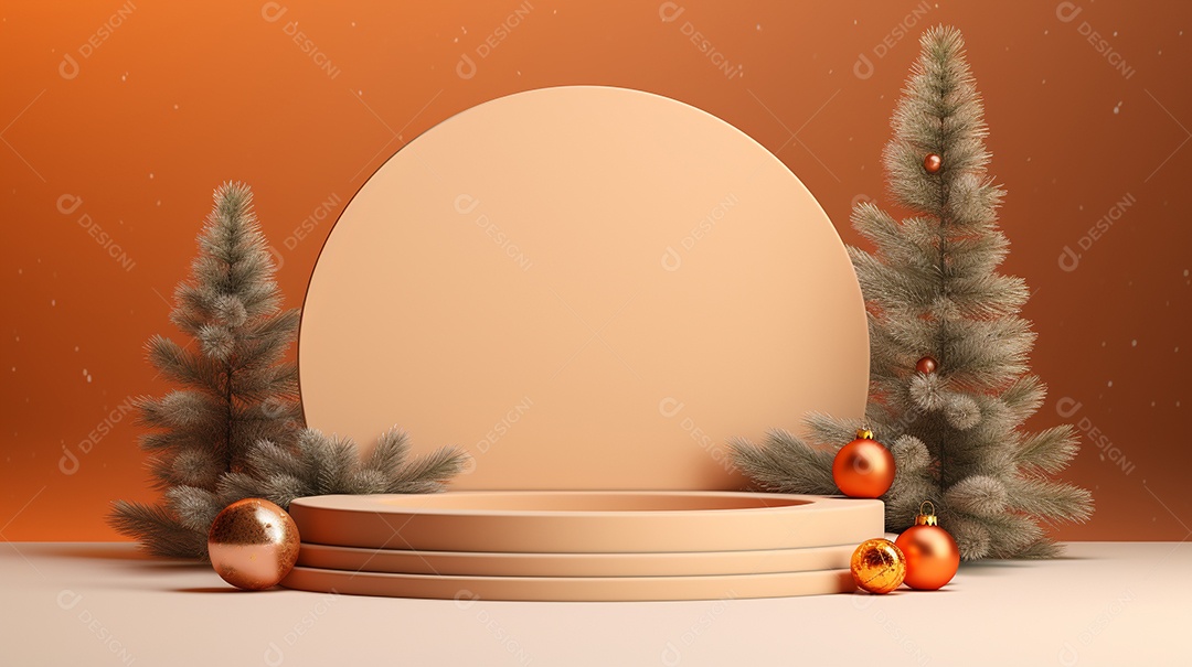 Exibição de pódio 3D