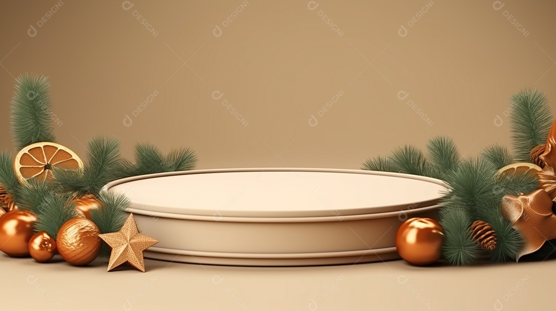 Exibição de pódio 3D