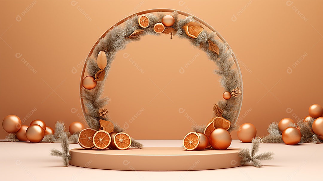 Exibição de pódio 3D