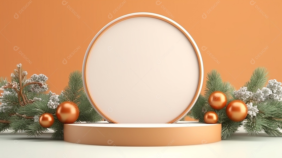 Exibição de pódio 3D