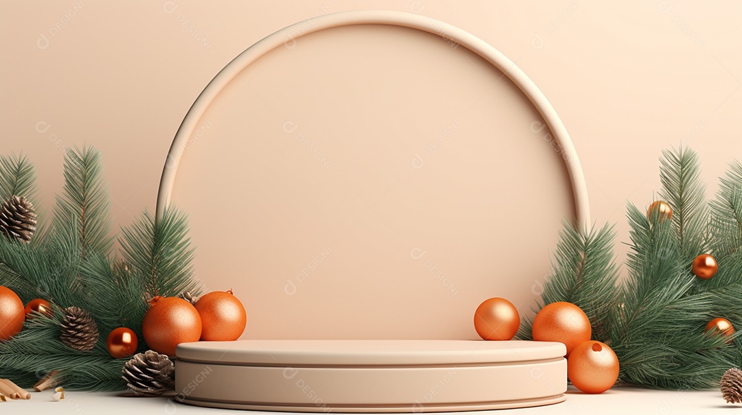 Exibição de pódio 3D