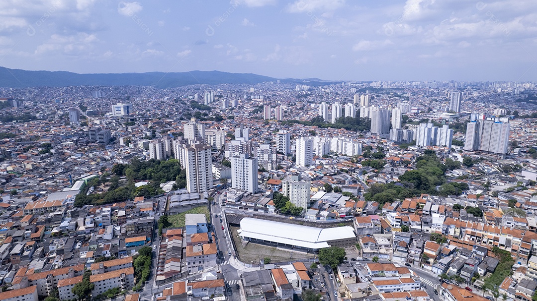 Vista aérea da freguesia de O. Em São Paulo, SP