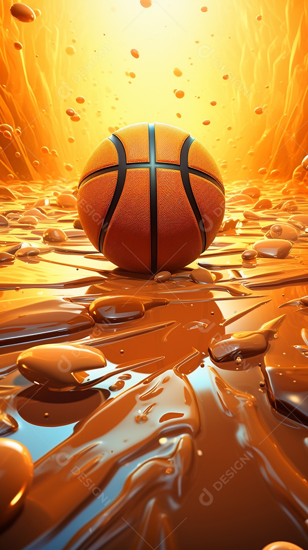 Plano de fundo, tema de basquete