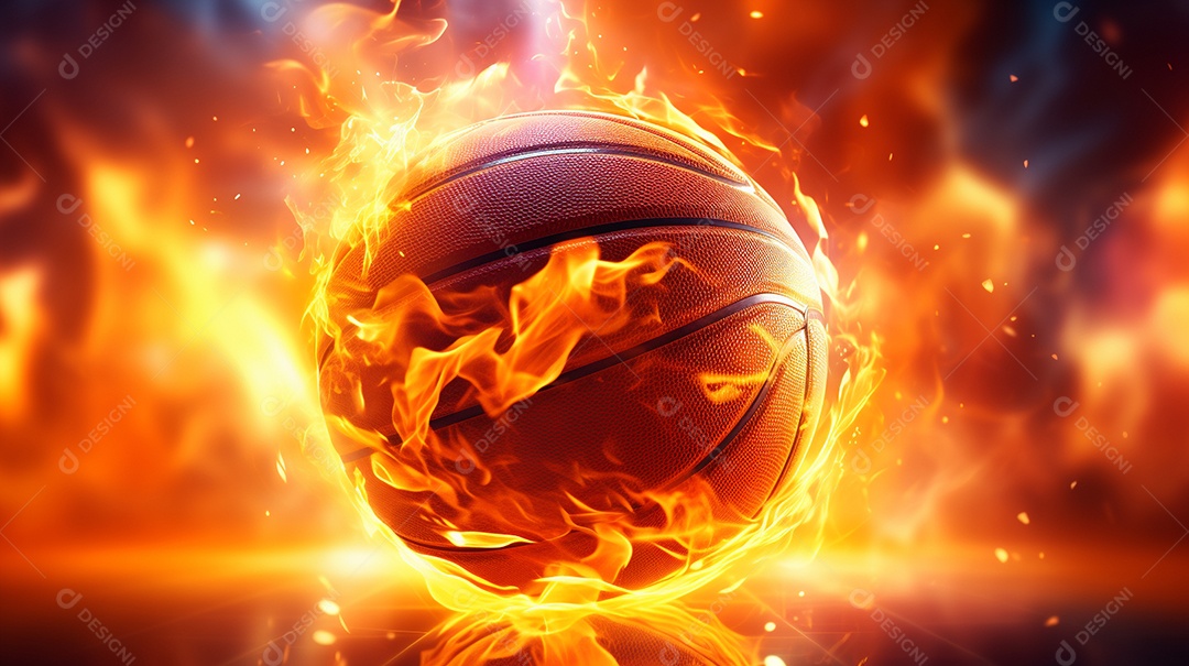 Plano de fundo, tema de basquete