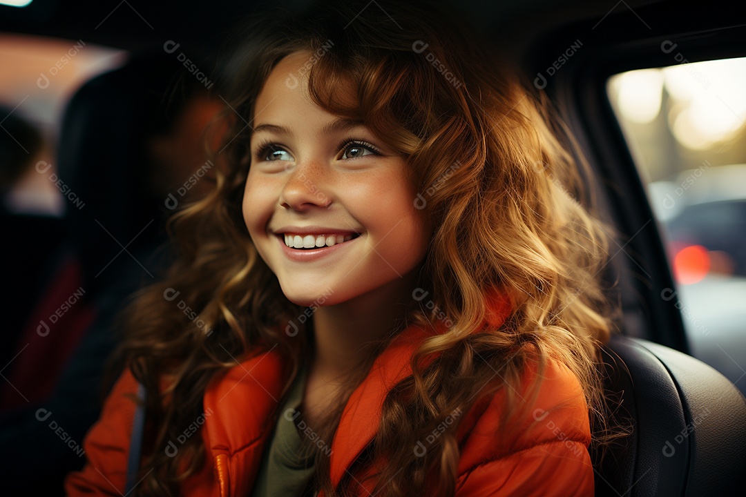 Senhora atraente retrato sorrindo dirigindo no carro imagem de mulheres jovens