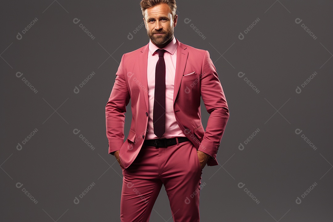 Um empresário de terno