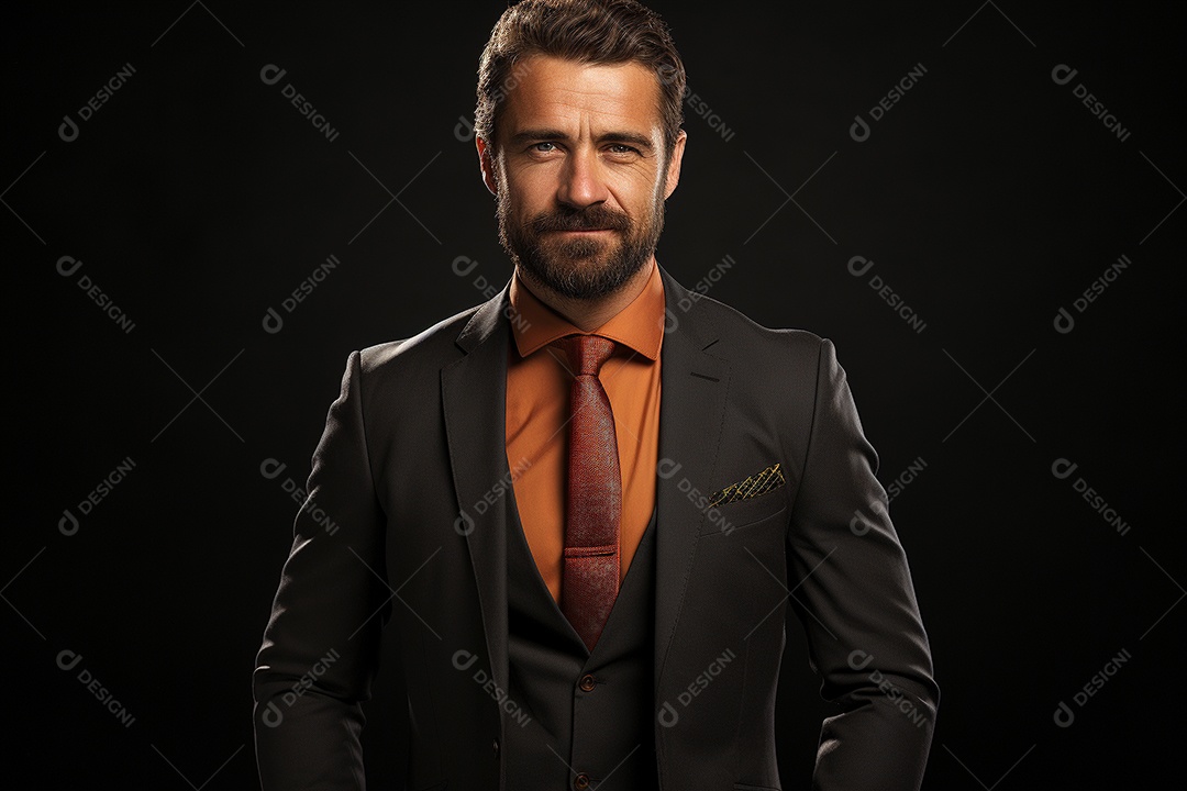 Um empresário de terno