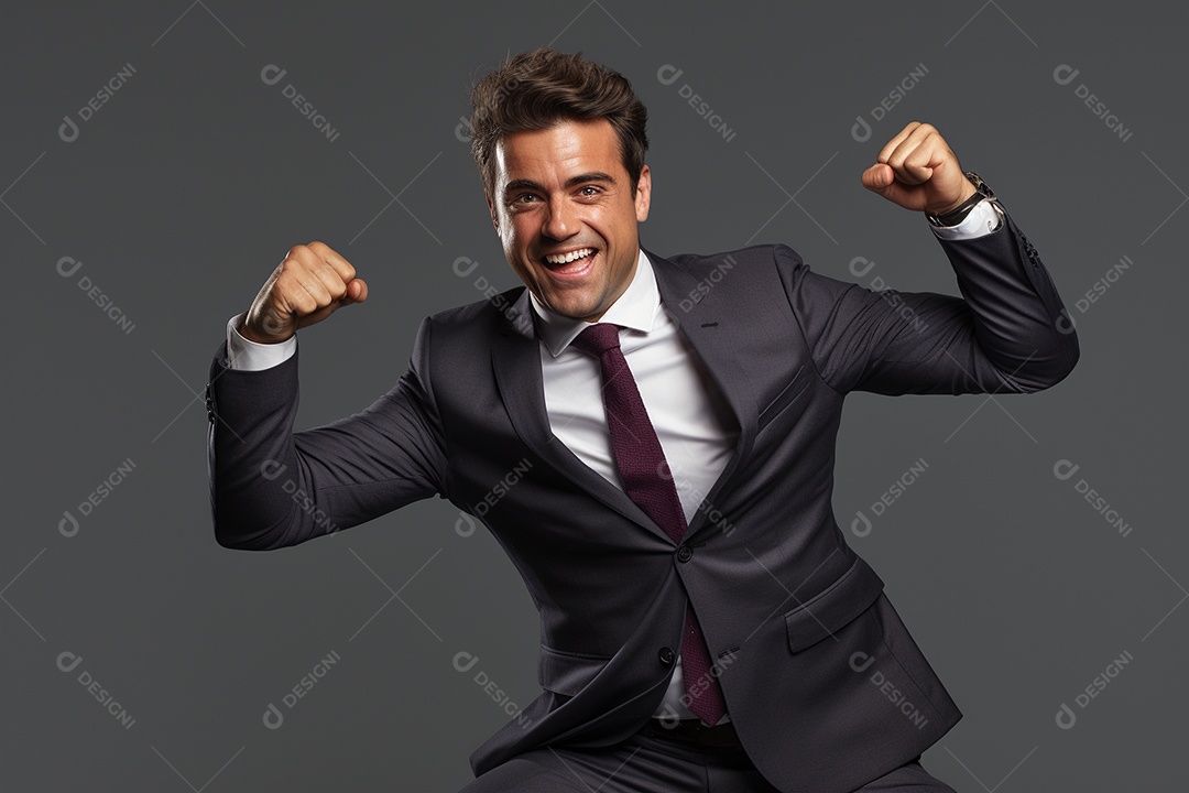 Um empresário de terno