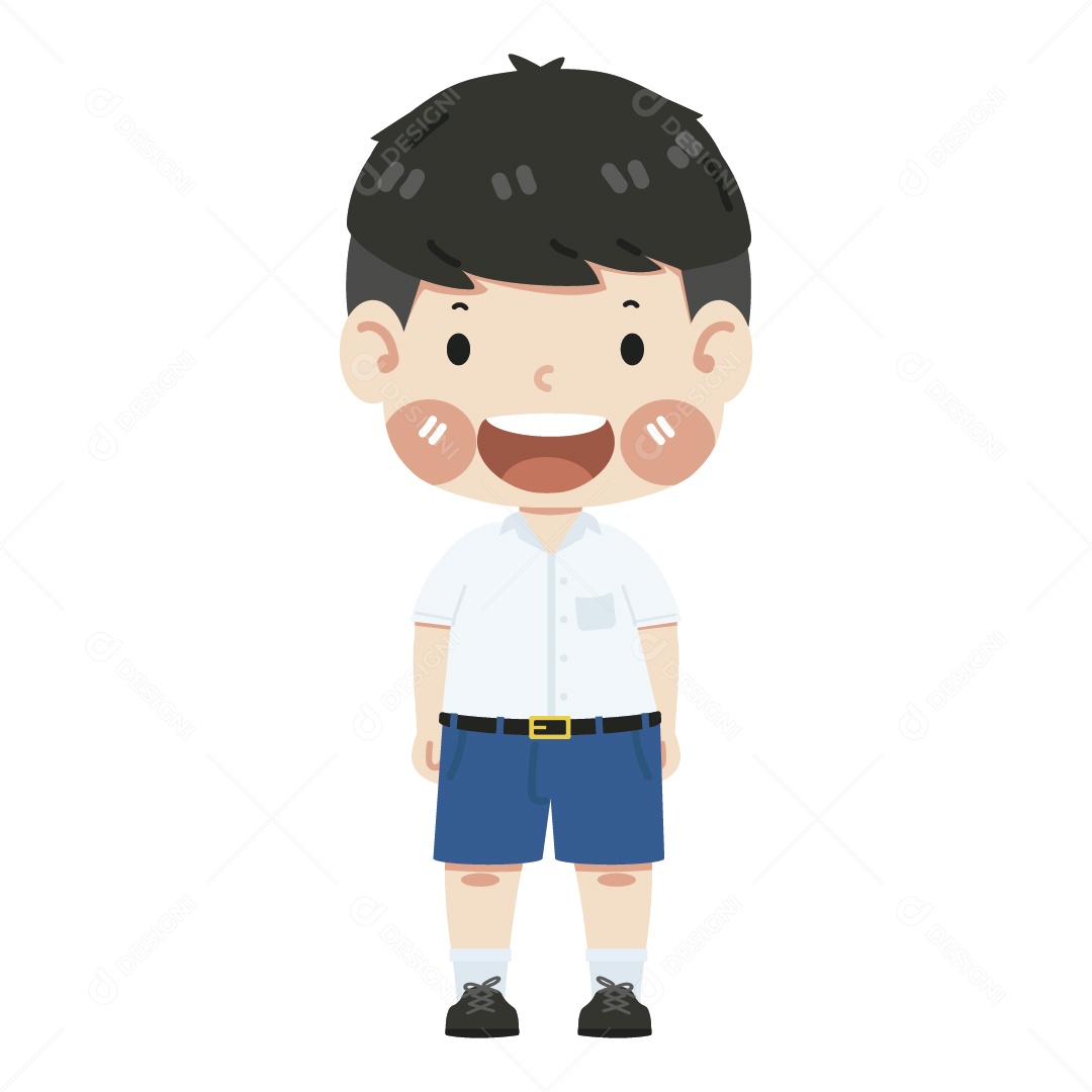 Garoto Ilustração Vetor EPS