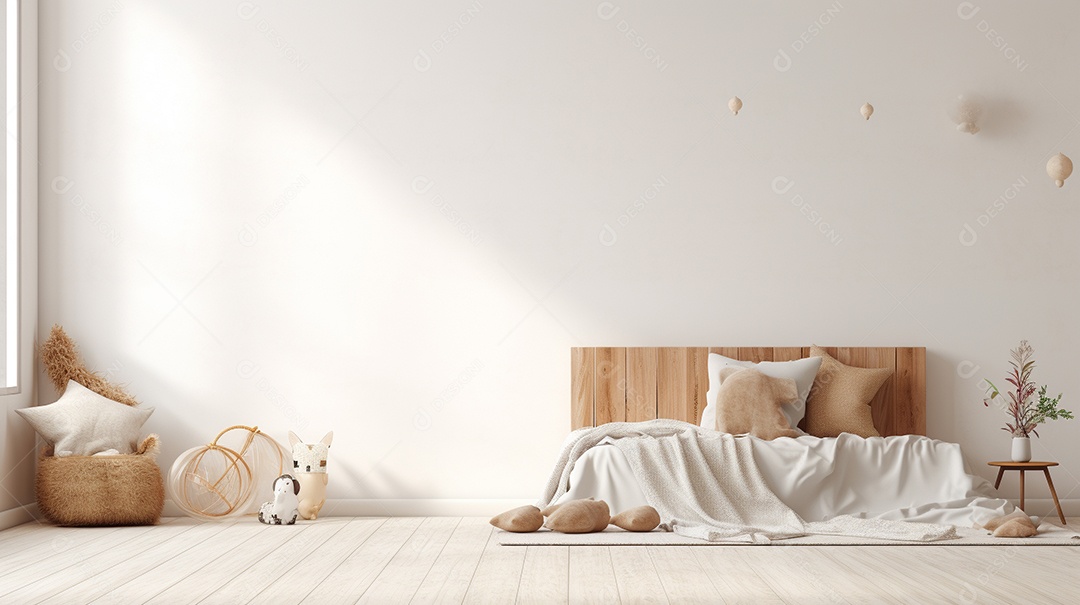 Design de interiores de bebê azul