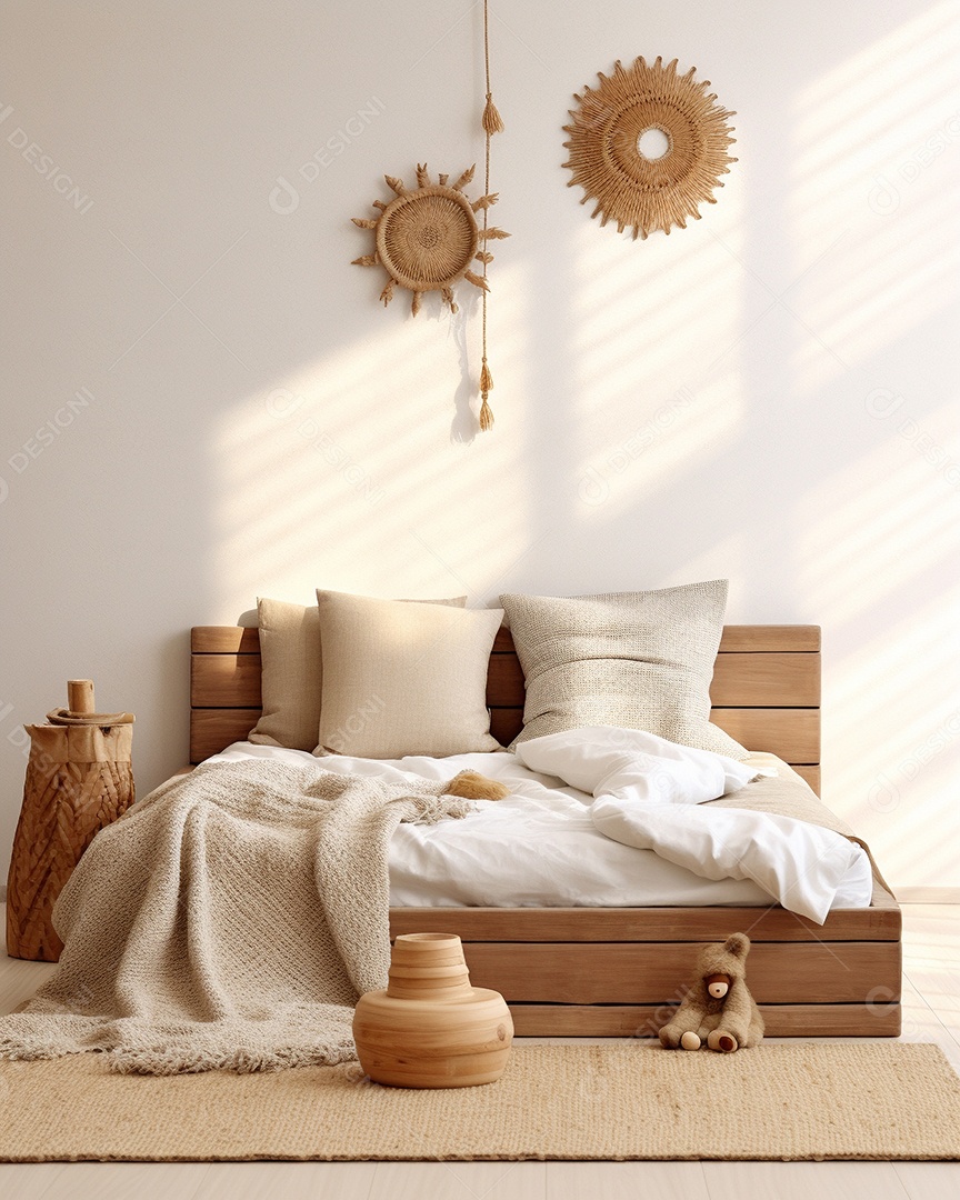 Design de interiores de bebê azul