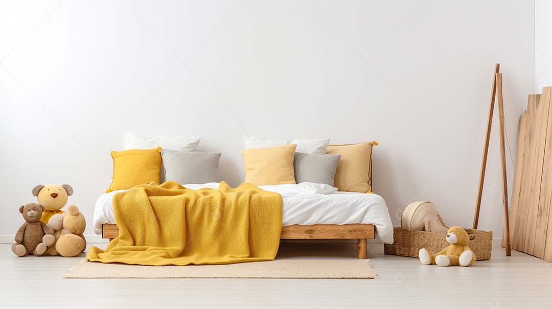 Design de interiores de bebê azul